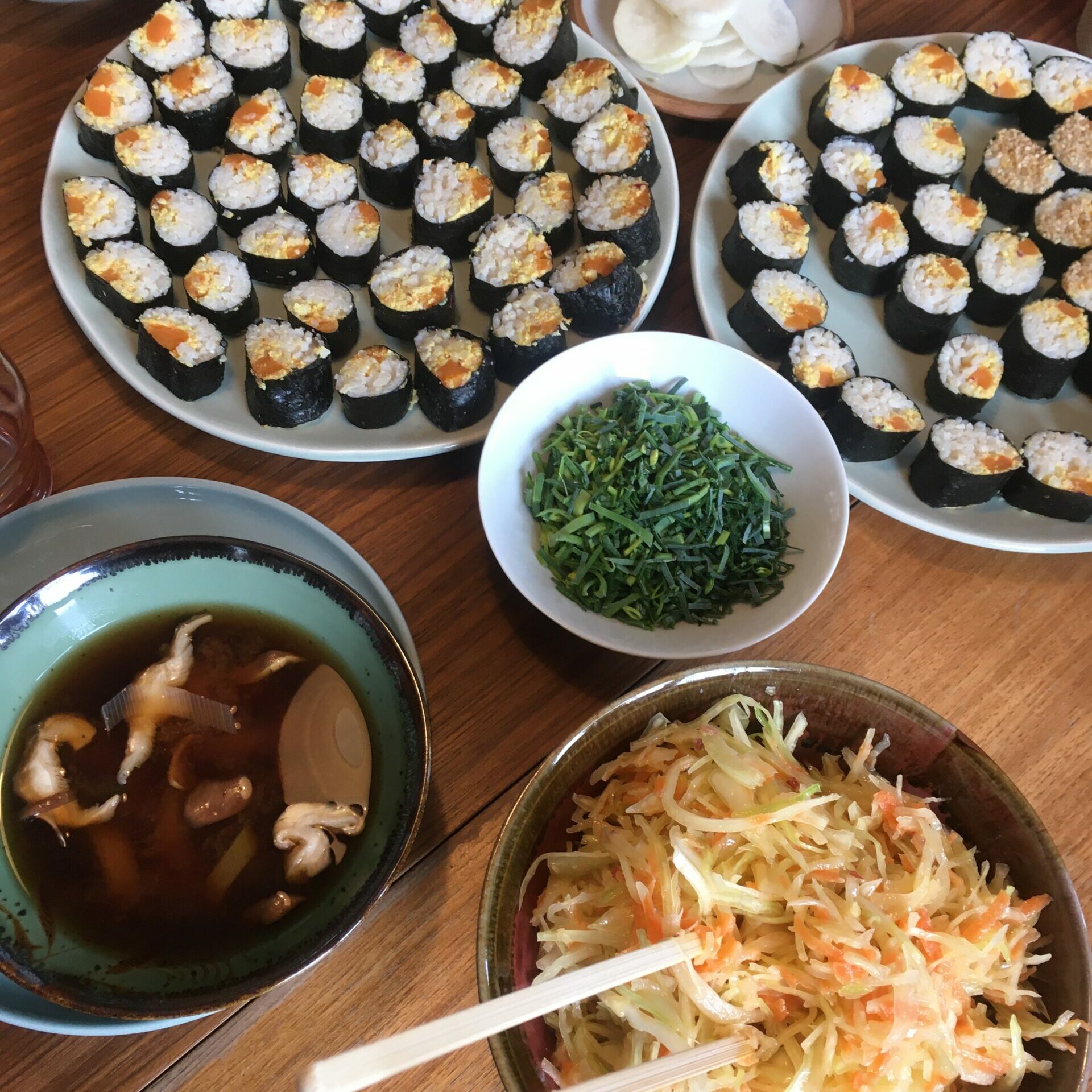 Atelier de cuisine végétarienne japonaise en images