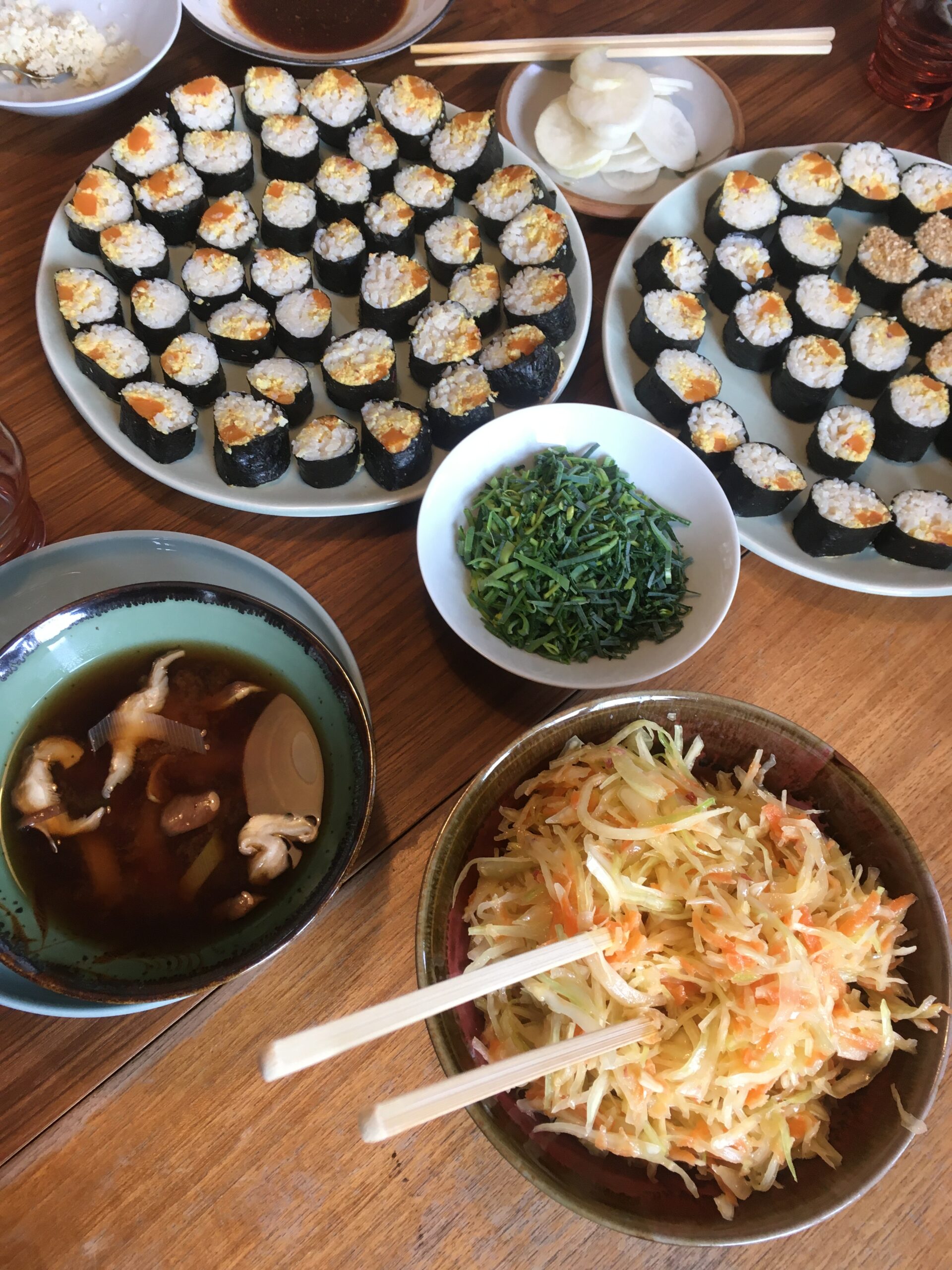 Atelier de cuisine végétarienne japonaise en images