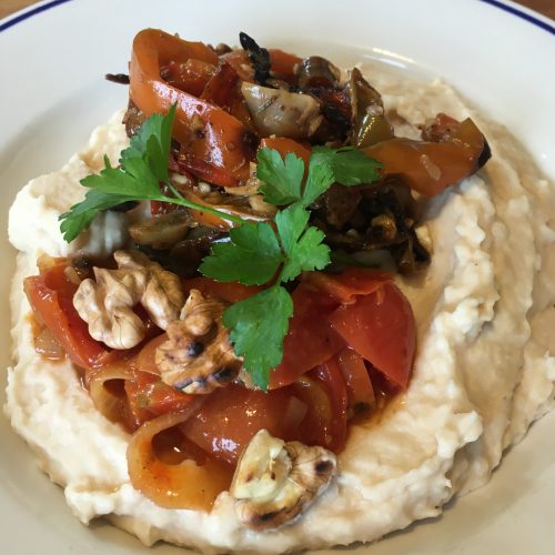 Purée de haricots blancs