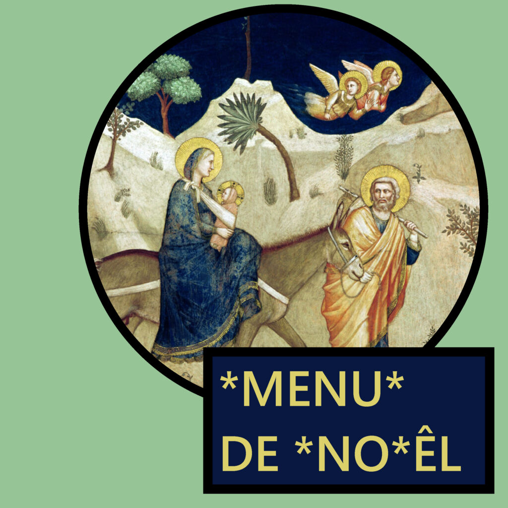 Service traiteur végétarien et bio Menu de Noël 2022!